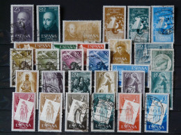 ESPAGNE - 1955/1956 Lot 29 Timbres (voir Scan) - Used Stamps