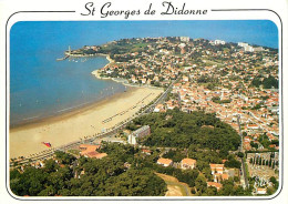 17 - Saint Georges De Didonne - Vue Générale Aérienne De La Plage Et Le Phare - Flamme Postale De Rochefort - CPM - Voir - Saint-Georges-de-Didonne