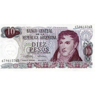 ARGENTINE - PICK 295 - 10 PESOS - NON DATÉ (1973-76) - SÉRIE D - Argentinië