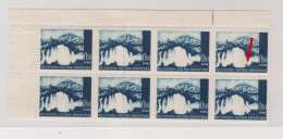 CROATIA WW II, Landscape 0.50 Kn Bloc Of 8 Between Imperforated MNH + Plate Error Backpack - Croazia