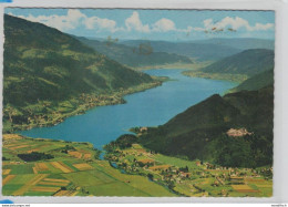 Ossiachersee Mit Ruine Landskron - Luftbild - Ossiachersee-Orte