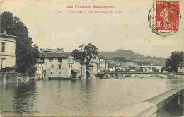 09 - Saint Girons - Vue Générale Des Quais - Oblitération Ronde De 1908 - CPA - Voir Scans Recto-Verso - Saint Girons