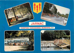 16 - Jarnac - Le Camping Municipal - Multivues - Blasons - CPM - Voir Scans Recto-Verso - Jarnac