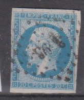 France N° 14 Oblitéré Pc 3193 (51) St Martin De Connée - 1853-1860 Napoleon III