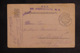 HONGRIE - Carte De Correspondance En Feldpost En 1916 Avec Cachet De Censure - L 154092 - Storia Postale