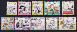 Japan - Snoopy And Friends 2023 - Used Stamps