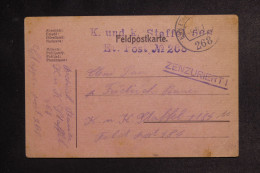 ALLEMAGNE - Carte De Correspondance En Feldpost En 1917 Avec Cachet De Censure - L 154100 - Feldpost (franchigia Postale)