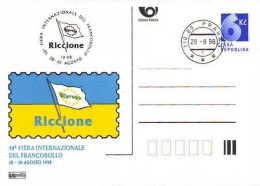 CDV A 35 Czech Republic Riccione Stamp Exhibition 1998 - Postcards