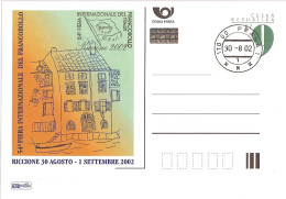 CDV A 80 Czech Republic Riccione Stamp Exhibition 2002 - Postcards