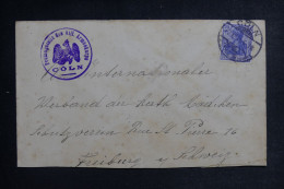 ALLEMAGNE - Enveloppe De Cöln Pour La Suisse   - L 154112 - Storia Postale