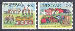 Faroe Islands 1994 Mi 270-271 MNH  (ZE3 FRS270-271) - Horses