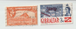 Gibraltar . 2 TP Oblitérés . - Gibraltar
