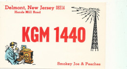 R 642 / CARTE RADIO AMATEURS   DELMONT NEW JERSEY  KGM 1440 - Amateurfunk