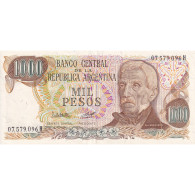 Billet, Argentine, 1000 Pesos, Undated (1982), KM:304d, NEUF - Argentinië