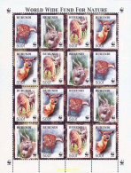 145227 MNH BURUNDI 2004 WWF. ANTILOPES - Nuevos