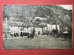 Cartolina - Edolo ( Brescia ) - La Piazza - 1921 - Brescia