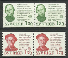 Sweden 1980 Mi 1106-1107 MNH  (ZE3 SWDpar1106-1107) - 1980