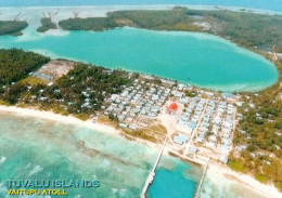 1 AK Tuvalu Mit Dem Atoll Vaitupu * Blick Auf Die Insel Vaitupu Mit Dem Ort Asau - Vaitupu Ist Die Hauptinsel Des Atolls - Tuvalu