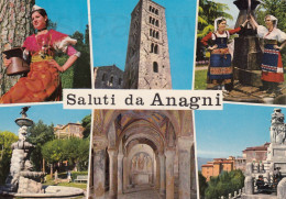 CARTOLINA  ANAGNI FROSINONE LAZIO SALUTI DA ANAGNI VIAGGIATA 1981   Y16 - Frosinone