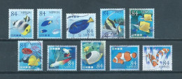 2020 Japan/Nippon Complete Set Marine Life Used/gebruikt/oblitere - Used Stamps