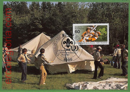 Ag7259 - GERMANY -  MAXIMUM CARD  - 16.07.1985 - Scouting - Other & Unclassified