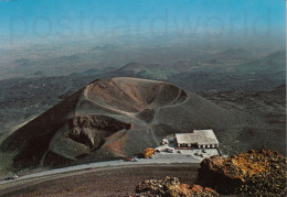 CARTOLINA  ETNA CATANIA SICILIA CRATERI MONTI SILVEDTRI M. 2000 VIAGGIATA 1985    Y16 - Catania