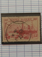 D173- TIMBRE OBLITÉRÉ ALGÉRIE,  DÉPARTEMENT FRANÇAIS N °156 - ANNÉE 1939 -" EXPOSITION INTERNATIONALE DE NEW-YORK ". - Used Stamps