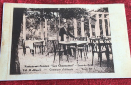 Allauch Restaurant Pension"Les Charmettes Enco-de-Botte Tram Marseille & Banlieue-Photo Photographie Repro Carte Postale - Places