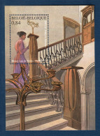 Belgique, België, **, Yv BF 93, Mi BL 87, SG MS 3746, Henry Van De Velde (1863-1957) - Art Nouveau, - Nuevos