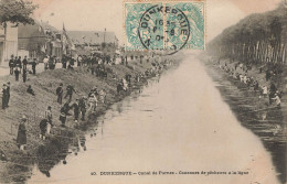 E3490 Dunkerque Canal De Furnes Concours De Pêcheurs A La Ligne - Dunkerque