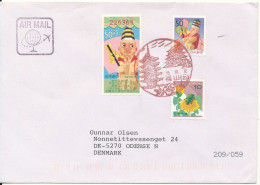 Japan Cover- FDC ?? Sent To Denmark 2004 - Cartas & Documentos