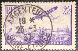 France Poste Aérienne N°10 Cachet De 1937 à Argenteuil - 1927-1959 Used