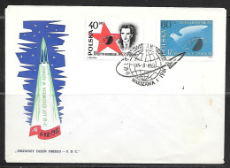 1969 Poland (24-8-1969) Space First Day Cover - Briefe U. Dokumente