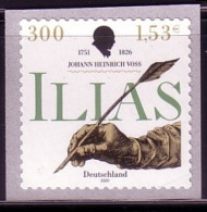 DEUTSCHLAND MI-NR. 2251 POSTFRISCH(MINT) ILIAS JOHANN HEINRICH VOß SCHRIFTSTELLER 2001 - Nuovi