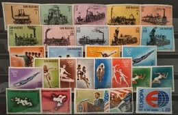 SAINT-MARIN - 1964 Complet */** (voir Scan) - Unused Stamps