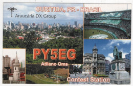 AK 221261 QSL - Brasil - Curitiba - Amateurfunk