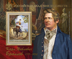 Russia. 2024. Russian Academy Of Arts. 225th Birth Anniversary Of K. Brullov (MNH OG **) Souvenir Sheet - Unused Stamps