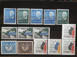 SUEDE - N° 578/579 - 582 - 584/585... **/o (voir Scan) - Unused Stamps