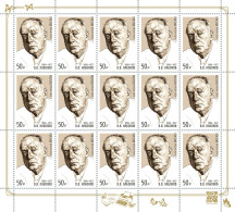 Russia. 2024. 125th Birth Anniversary Of V. Nabokov (1899–1977), A Writer, A Poet (MNH OG **) Sheet - Unused Stamps