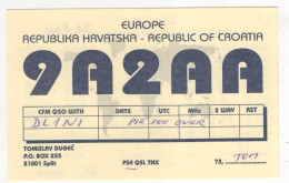 AK 221286 QSL - Croatia - Split - Amateurfunk