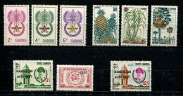 V - CAMBODGE - Année 1962 - Y&T N° 119/121 Et 125/129 + PA 18 - 9 Timbres Tous Neufs Sans Charnière ** MNH - Cambodja