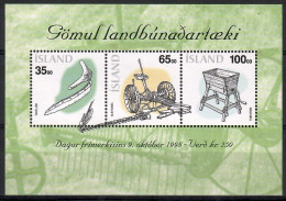 Iceland 1998 Mi Block 22 MNH  (ZE3 ICLbl22) - Landbouw