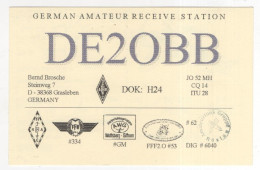 AK 221312 QSL - Germany - Grasleben - Amateurfunk