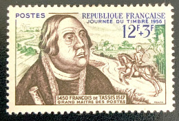 1956 FRANCE N 1054 - JOURNEE DU TIMBRE / FRANÇOIS DE TASSIS - NEUF** - Unused Stamps