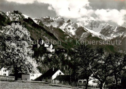 73811195 Vaduz Liechtenstein FL Schloss Mit Rappenstein Und Falknis  - Liechtenstein