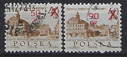 Poland 1972  Warschau Mit Aufdruck (o) Mi.2209-2210 - Usados