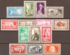 Monaco 1949 Unif. 324/31+A36/41 **/MNH VF/F - Nuovi