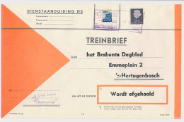 Treinbrief Zaltbommel - S Hertogenbosch 1967 - Sin Clasificación