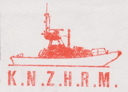 Meter Top Cut Netherlands 1982 Lifeboat - KNZHRM - Royal North And South Dutch Rescue Company - Other & Unclassified