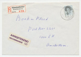 Em. Beatrix Aangetekend Roosendaal Rijdend Postkantoor 1988 - Sin Clasificación